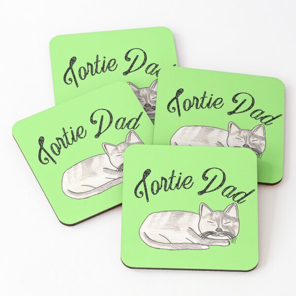 Item preview, Tortie Dad Green designed and sold by Cora Gregory.