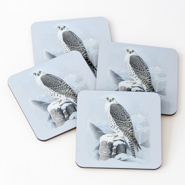 Item preview, Gyrfalcon by Joseph Wolf (modified by photo filter) designed and sold by TheCurators.