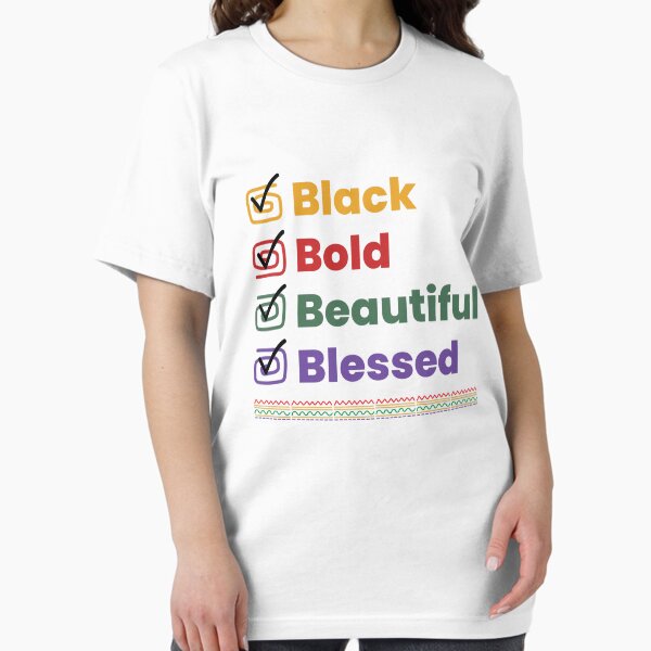 Black Bold Beautiful Blessed Essential T-Shirt