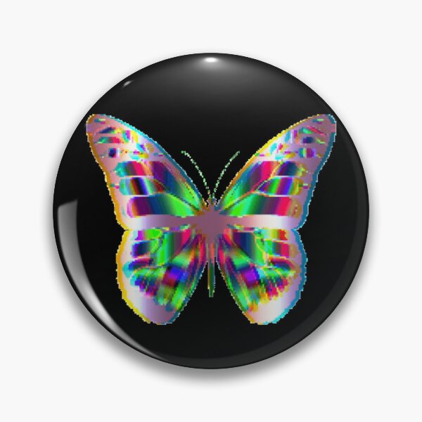 Item preview, COOL EDGY MULTICOLOR BUTTERFLY ART DESIGN designed and sold by MrCreativeArts.