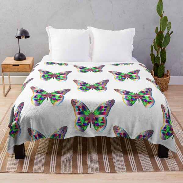 Item preview, COOL EDGY MULTICOLOR BUTTERFLY ART DESIGN designed and sold by MrCreativeArts.