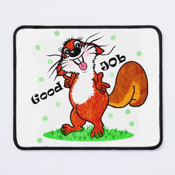 Item preview, squirrel - good job designed and sold by Shirley cute art .