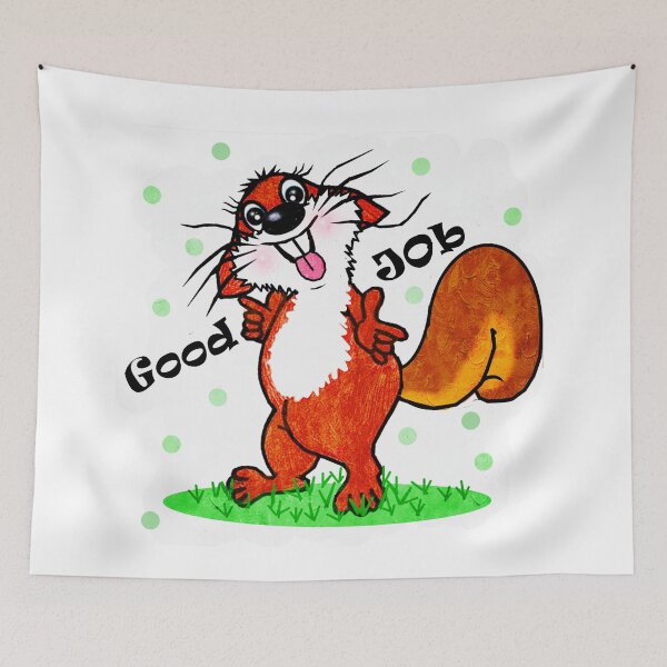 Item preview, squirrel - good job  designed and sold by Shirley cute art .