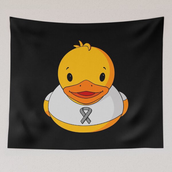 Item preview, Brain Cancer Awareness Rubber Duck designed and sold by Alisha Ober Designs.
