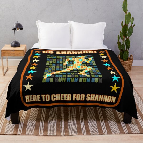 Item preview, Go Shannon Runner Support Fan Here to Cheer Favorite Athlete designed and sold by artfulnotebook.