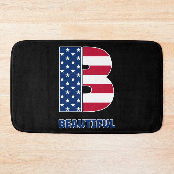 Item preview, Letter B USA flag beautiful designed and sold by Astralia.