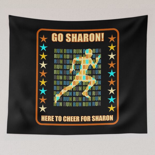 Item preview, Go Sharon Runner Support Fan Here to Cheer Favorite Athlete designed and sold by artfulnotebook.