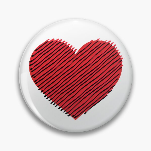 Item preview, Line Heart (wb) designed and sold by Amon Ferg.