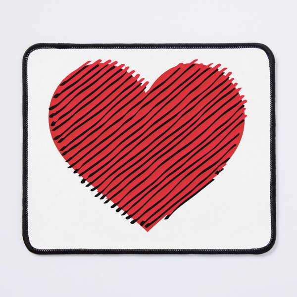 Item preview, Line Heart (wb) designed and sold by Amon Ferg.