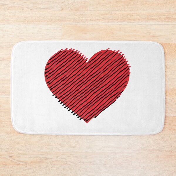 Item preview, Line Heart (wb) designed and sold by Amon Ferg.