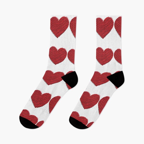 Item preview, Line Heart (wb) designed and sold by Amon Ferg.