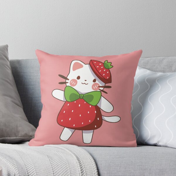 Item preview, Kawaii Strawberry Cat designed and sold by Kawaii-Bappa.