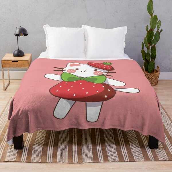 Item preview, Kawaii Strawberry Cat designed and sold by Kawaii-Bappa.