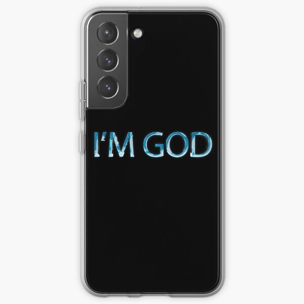 I'm God, BTS V funny, BTS funny lines, BTS famous lines Samsung Galaxy Soft Case
