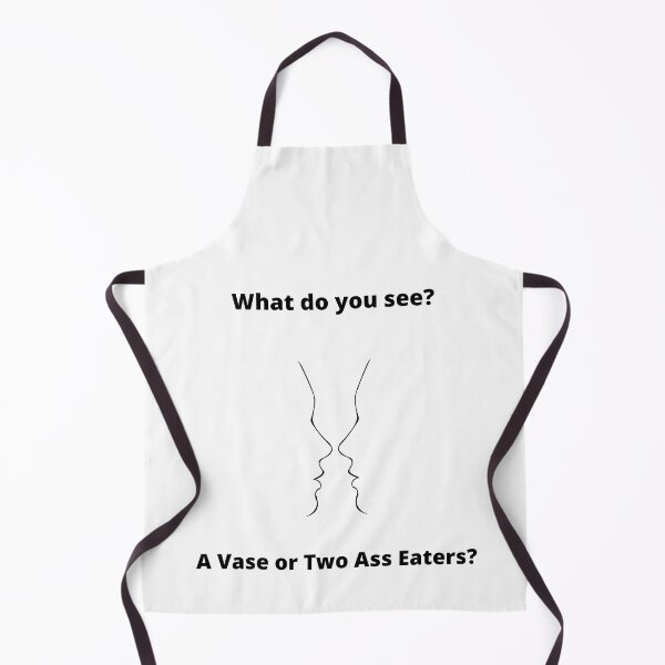 Item preview, Two Faces Who Eat Ass Optical Illusion designed and sold by EatersoftheAss.
