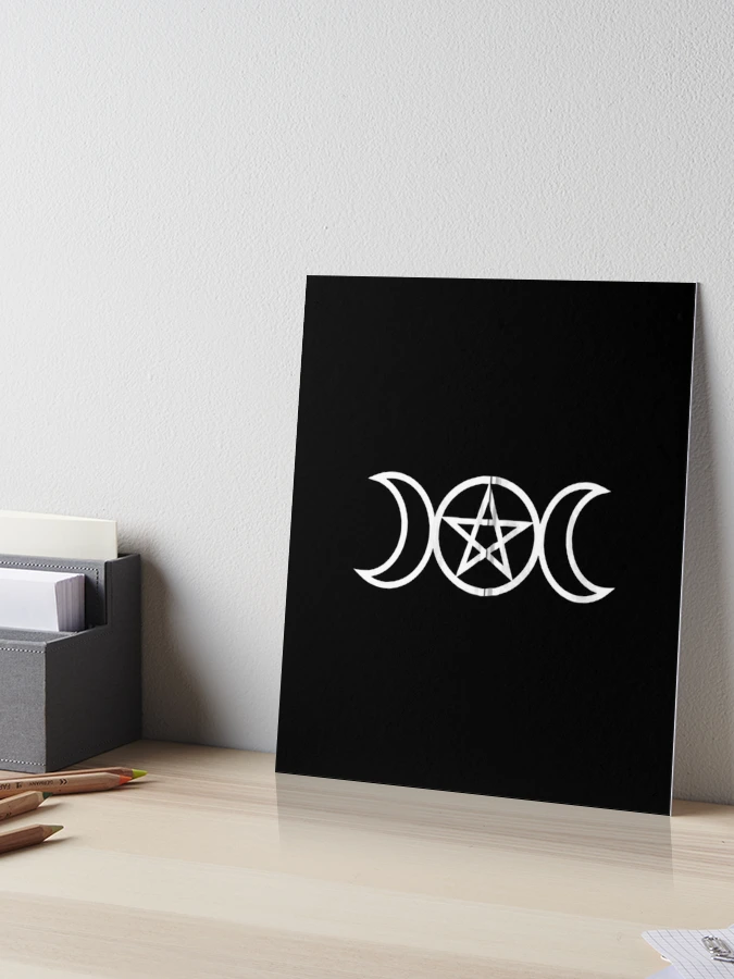 Triple Moon Goddess Pagan Witch Wicca Wiccan Gothic Gifts for Christmas  present Jigsaw Puzzle by Royz Jessy - Pixels