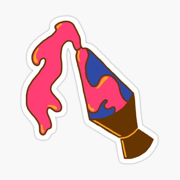 Ooze Lamp - Tropical Sticker