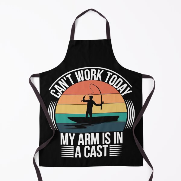 Item preview, Mens Can't Work Today My Arm is in A Cast Funny Fishing T-shirt designed and sold by KGN CREATIVITY.