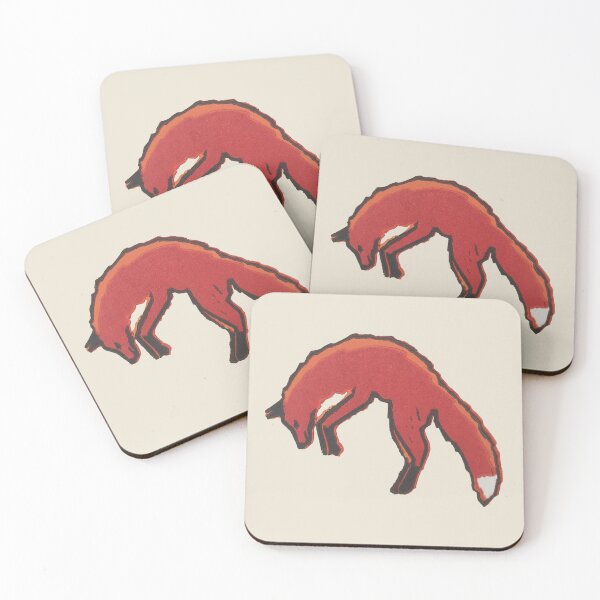Item preview, Jumping Fox Stamp designed and sold by Hali Vanderburg.