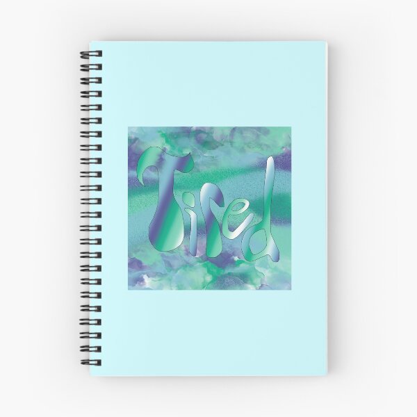 Item preview, Tired - green and blue designed and sold by AbstractlyDelen.