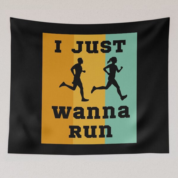 Item preview, I Just Wanna Run designed and sold by Digitalme Designs.