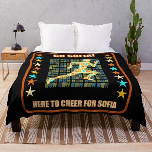 Item preview, Go Sofia Runner Support Fan Here to Cheer Favorite Athlete designed and sold by artfulnotebook.