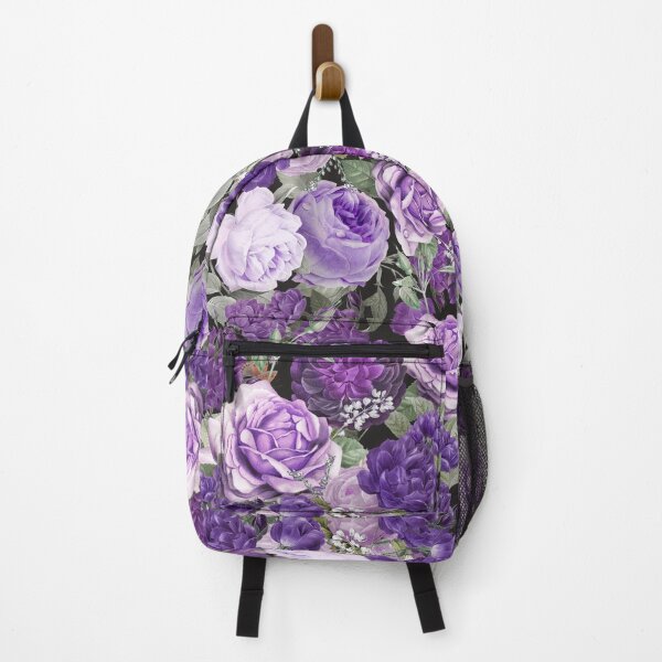 Item preview, Vintage purple rose flowers - elegant floral design designed and sold by fowons.
