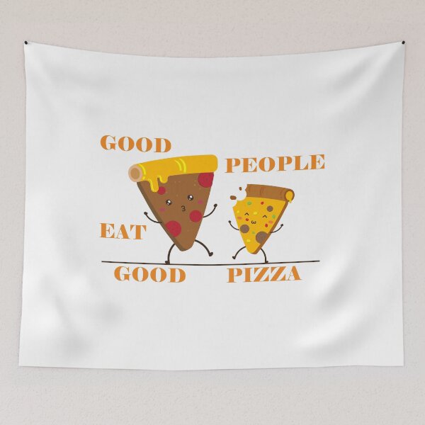 Item preview, Good People Eat Good Pizza - This is a great design for good people who love pizza. designed and sold by Deylinashop.