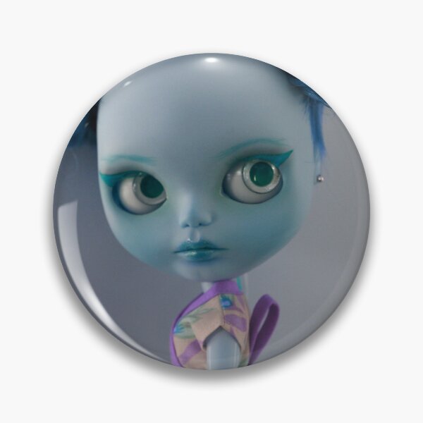 Item preview, Blue Astra Blythe doll designed and sold by obscureartbyrab.