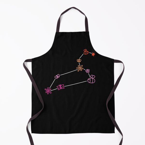 Item preview, Leo Zodiac Constellation Lesbian Sapphic Flowers Butterflies Bees designed and sold by cashewdays.