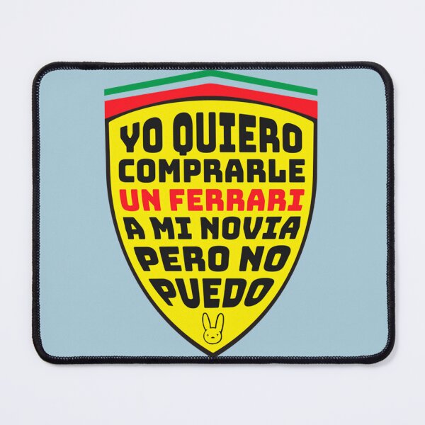 Item preview, Bad Bunny - Yo quiero comprarle un ferrari a mi novia designed and sold by FoxDaves.