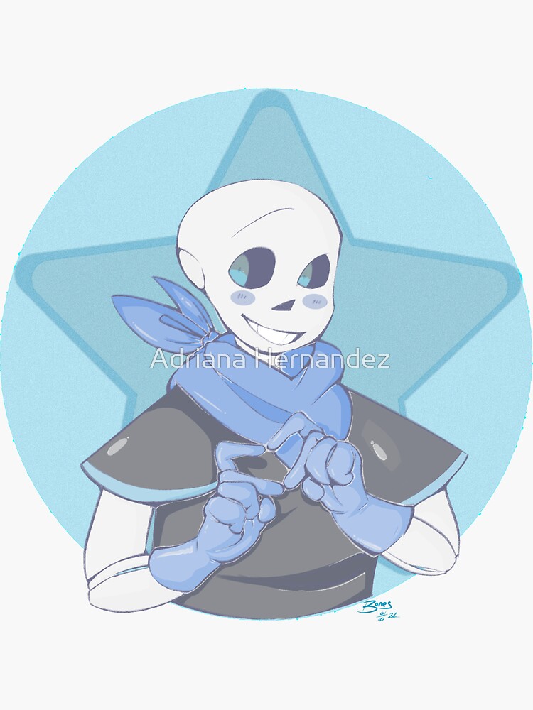 Nightmare Sans Design  Sticker for Sale by Bones Hernandez