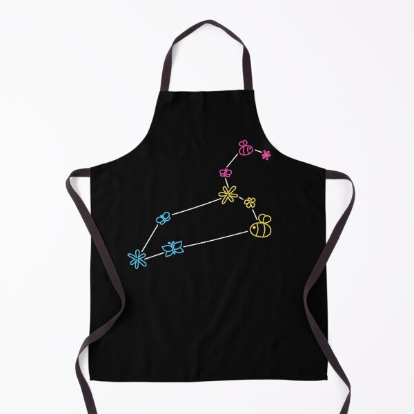 Item preview, Leo Zodiac Constellation Pansexual Pride Flowers Butterflies Bees designed and sold by cashewdays.