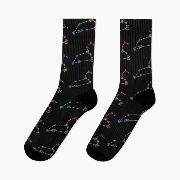Item preview, Leo Zodiac Constellation Pansexual Pride Flowers Butterflies Bees designed and sold by cashewdays.