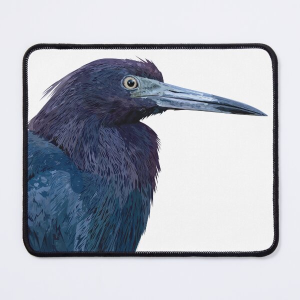 Item preview, blue egret designed and sold by obscurite.