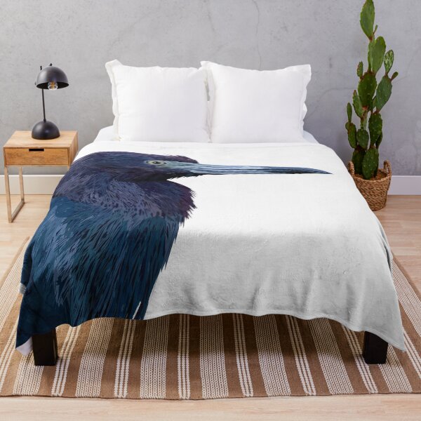 Item preview, blue egret designed and sold by obscurite.