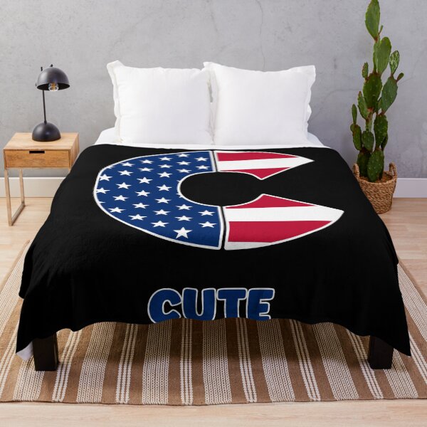 Item preview, Letter C cute USA flag designed and sold by Astralia.