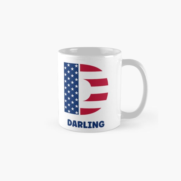 Artikel-Vorschau von Buchstabe D USA-Flaggenliebling, designt und verkauft von Astralia.
