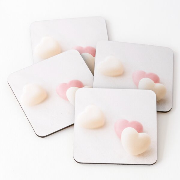 Item preview, Heart-Shaped Cake In Pink And White. Gift For Valentines Day And Womens Day. Food And Celebration Aesthetic Novelty Design designed and sold by Silver Medal.