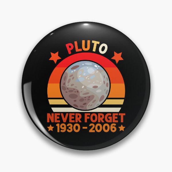 Item preview, Vintage Never Forget Pluto Retro Style Space Astronomy Science designed and sold by mteehut.