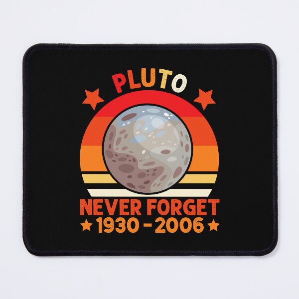 Item preview, Vintage Never Forget Pluto Retro Style Space Astronomy Science designed and sold by mteehut.