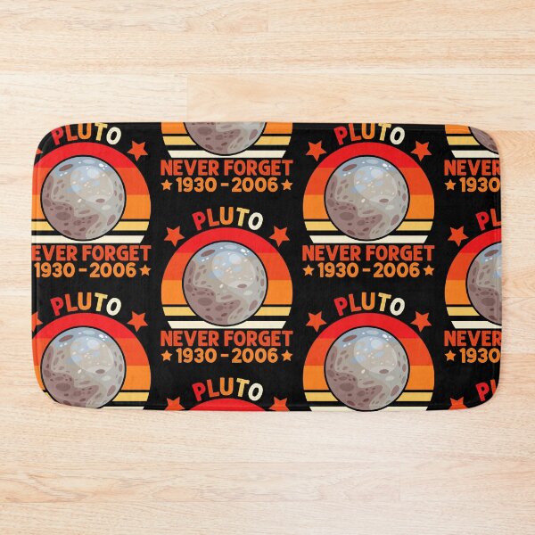Item preview, Vintage Never Forget Pluto Retro Style Space Astronomy Science designed and sold by mteehut.