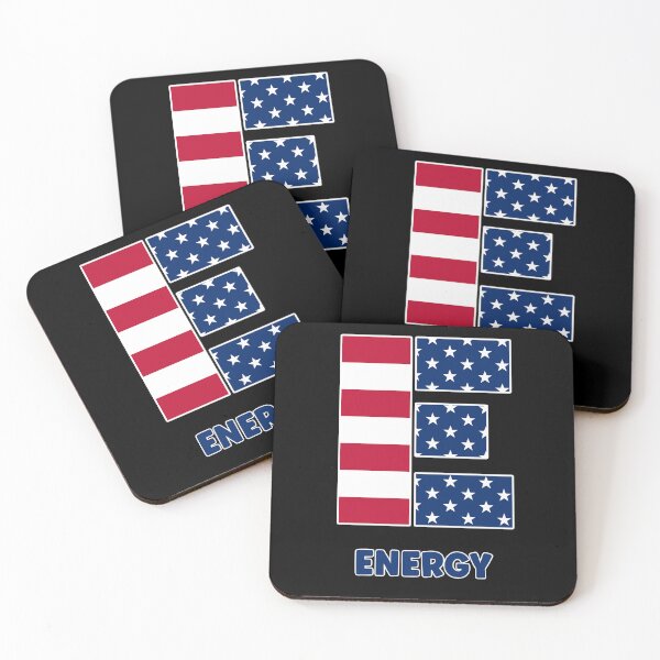 Item preview, Letter E energy USA flag designed and sold by Astralia.