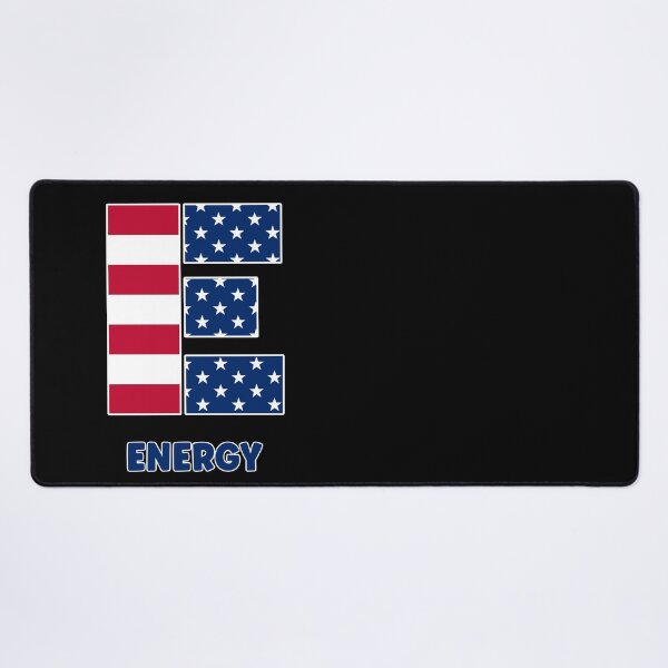 Item preview, Letter E energy USA flag designed and sold by Astralia.
