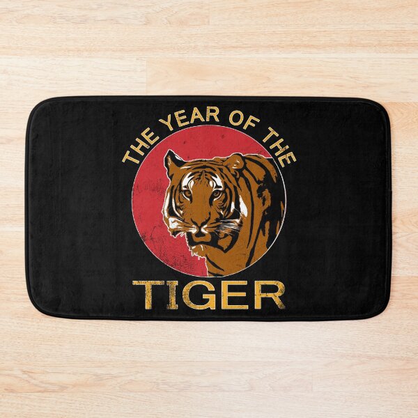 Item preview, The Year of the Tiger Chinese Lunar New Year Design Retro Distressed designed and sold by LthrDaddyBear.