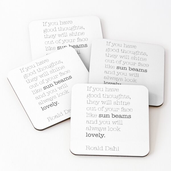 Item preview, Roald Dahl Sunbeams Quote designed and sold by Kerri Anderson.