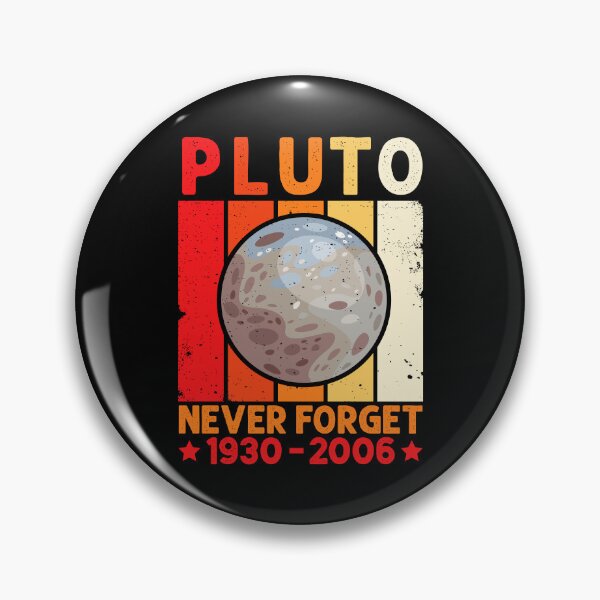 Item preview, Never Forget Pluto Retro Style Space Astronomy Science designed and sold by mteehut.