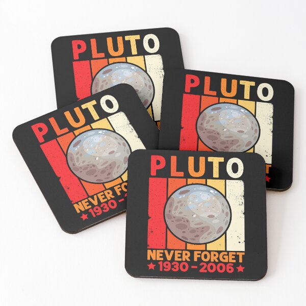 Item preview, Never Forget Pluto Retro Style Space Astronomy Science designed and sold by mteehut.