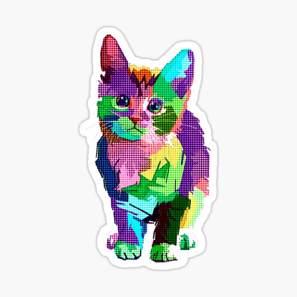 Cute Cat 2 Sticker