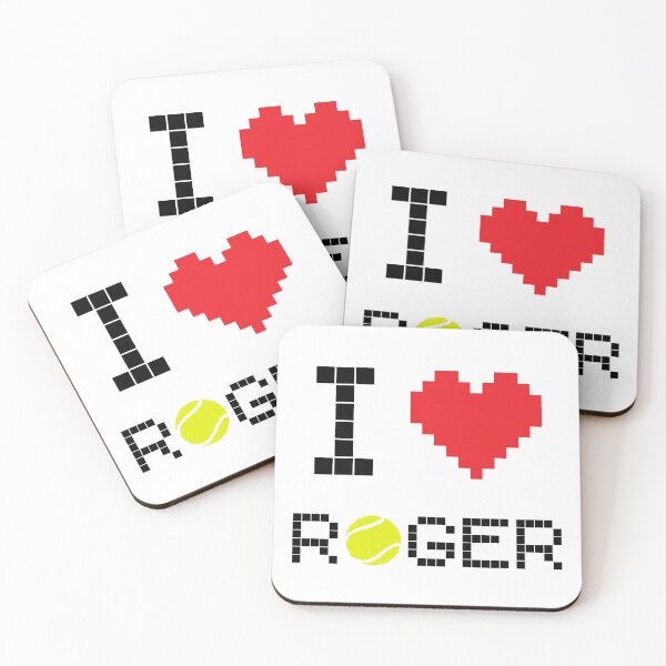 Item preview, I Love Roger: Tennis Retro Pixel Light 2 designed and sold by OutofFocusShop.